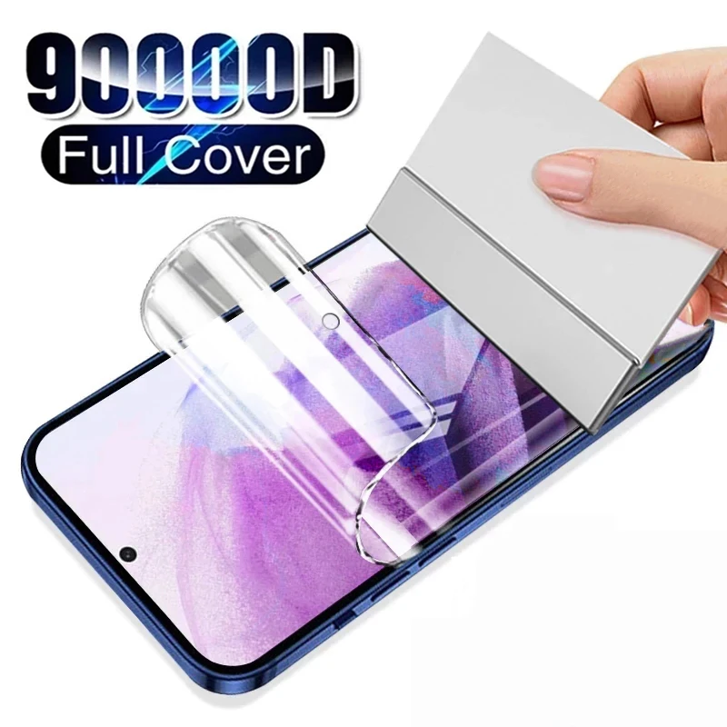 8PCS Hydrogel Film Screen Protector For Samsung Galaxy S21 S22 S23 S20 S8 S9 Plus Ultra FE Screen Protector For Note 10 20 8 9