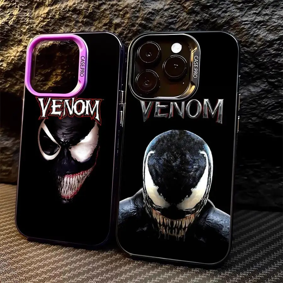 Marvel Venom Phone Case for Apple iPhone 15 Plus X 12 Pro 11 Pro Max XR 13 XS Max 16 14 Pro 13 Pro 12 Soft Cover