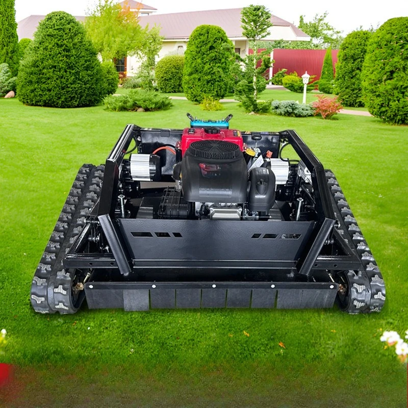 Crawler Remote Control Lawn Mower 000 Agricultural Orchard Lawn Mower Bulldozer Mowing Crawler Mountain