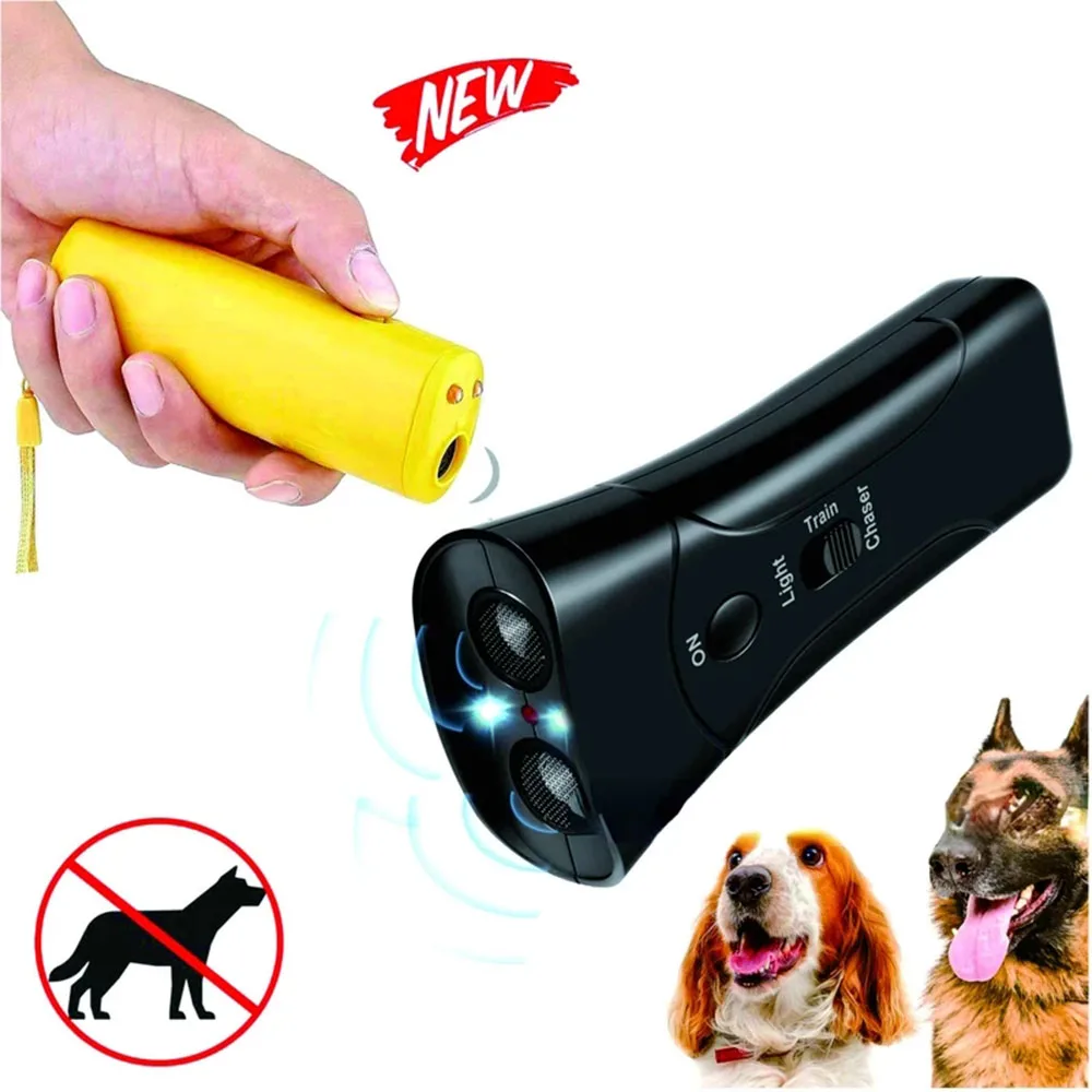 Ultrasonic Dog Bark Deterrents for Dogs Anti Barking Stop Bark Dog Device Outdoor Pet Dog Training Repeller Control Equipments