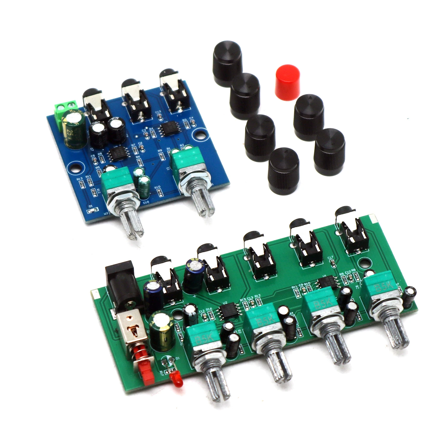 Mélangeur de Signal Audio stéréo 2/4 voies, panneau de mélange multicanal, amplification de réverbération, amplificateur de casque, contrôle du volume NJM3414