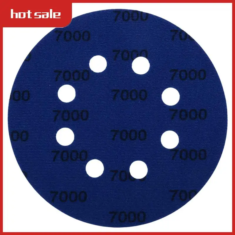 

A21R-5 Inch Sanding Disc Hook And Loop 8 Hole Silicon Carbide Sandpaper With Pad For Wet/Dry Sanding Grinder Polishing