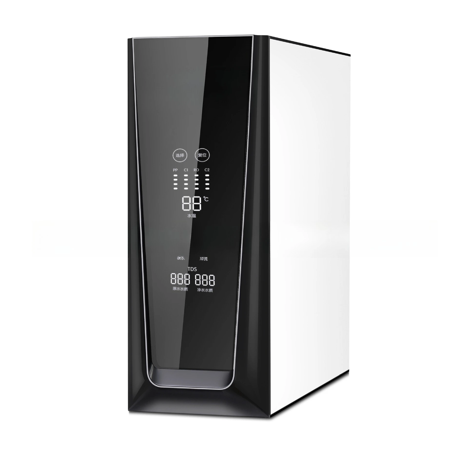 large flow bucketless water purifier, kitchen tap water reverse osmosis direct drinking, large flow pure water machine shell