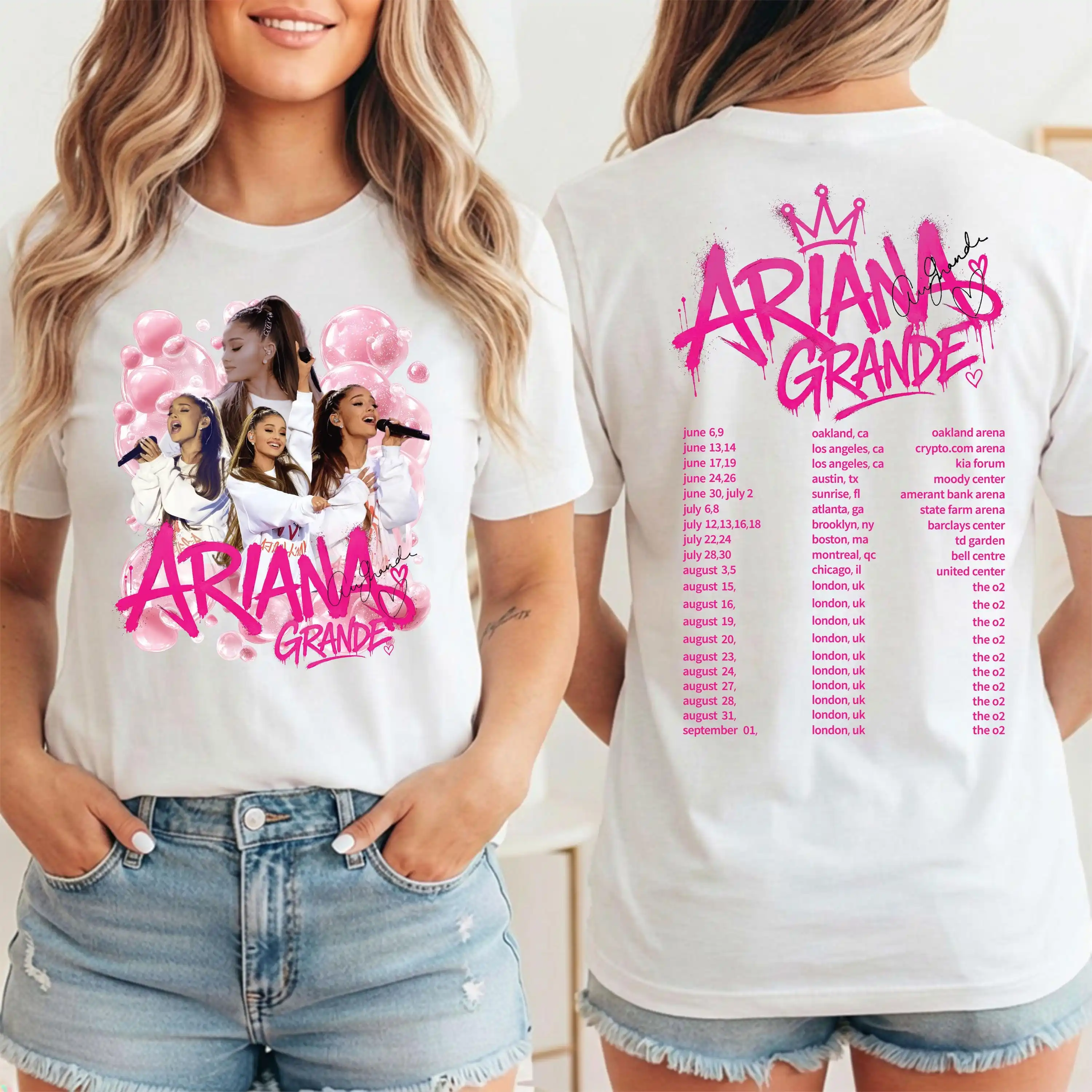 Ariana Grande Concert Shirt, Eternal Sunshine Tour 2026 Jumper, Pop Music Hoodie, Ariana Grande UK Tour 2026