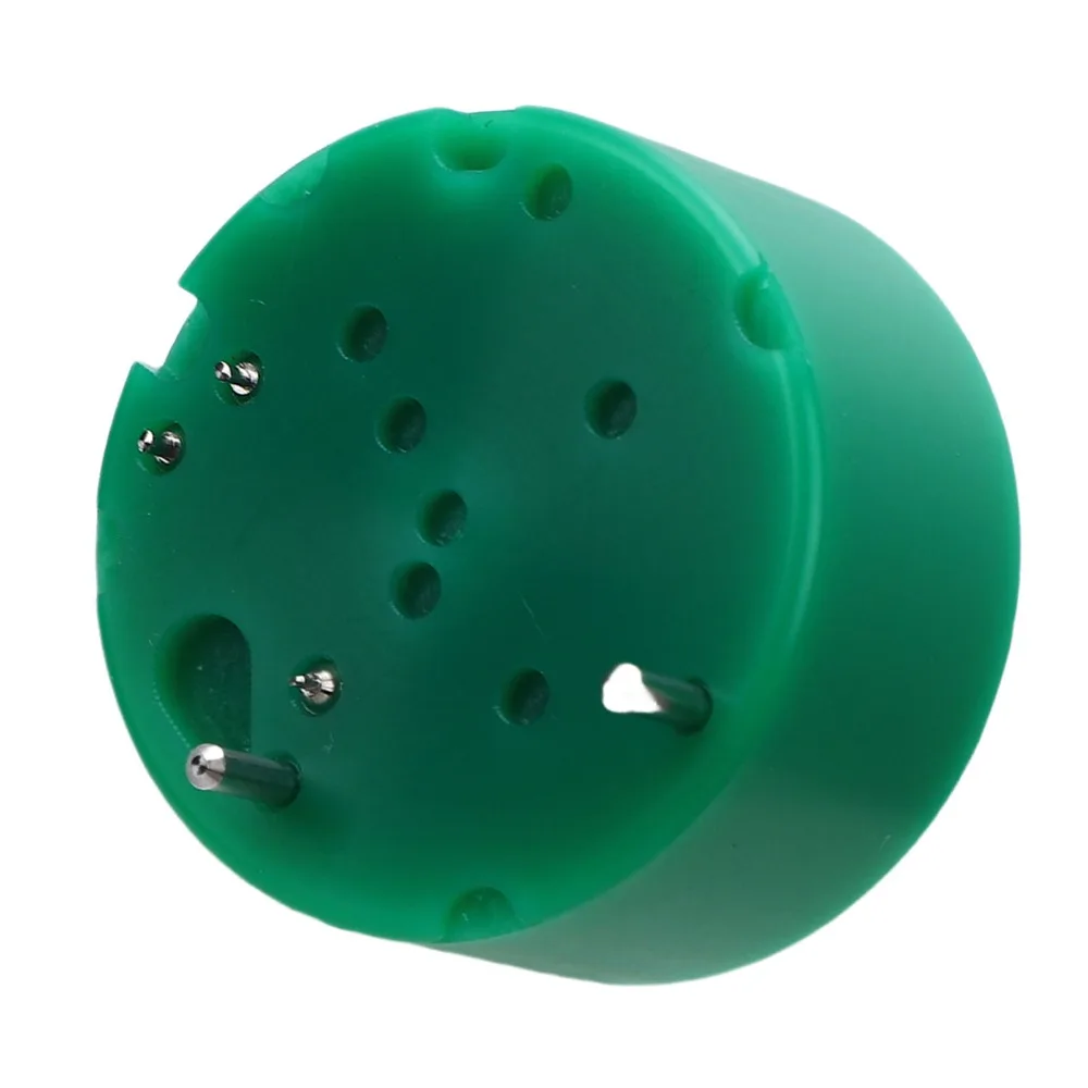 Precision Green Watch Movement Holder Plastic Small Size Chronograph Movement Base Watch Movement Mounting Base For Watchmakers