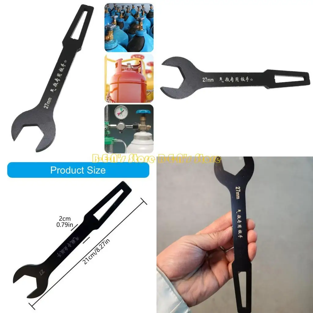 

Y1AD Universal Cylinder Valves Spanner Wrench Tool 45# Carbon Steel Comfortable Grip