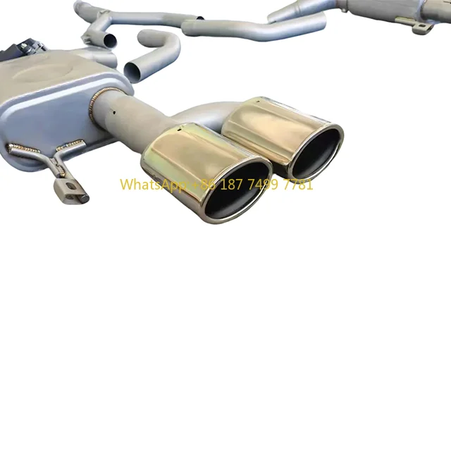 

Выхлопная труба из нержавеющей стали по индивидуальному заказу. W204 От середины и заднего квадроцикла, 3-дюймовая титановая выхлопная труба