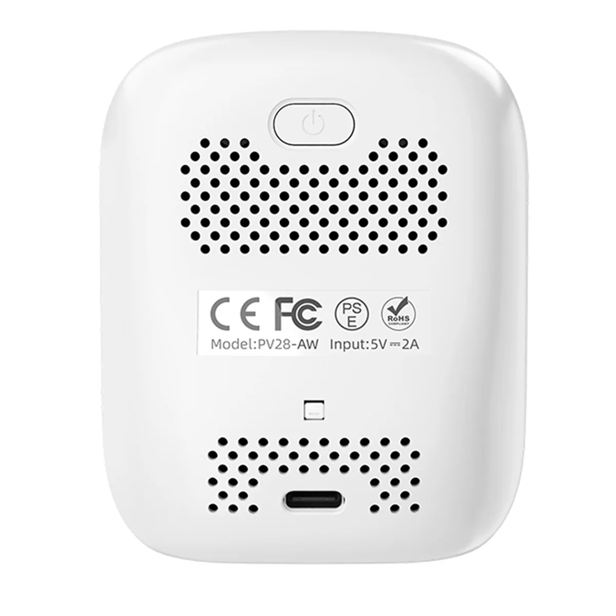 Pv28 smart wifi mini co detektor, 3-in-1 innen luftqualität monitor, co temperatur feuchtigkeit messer monitor co tester