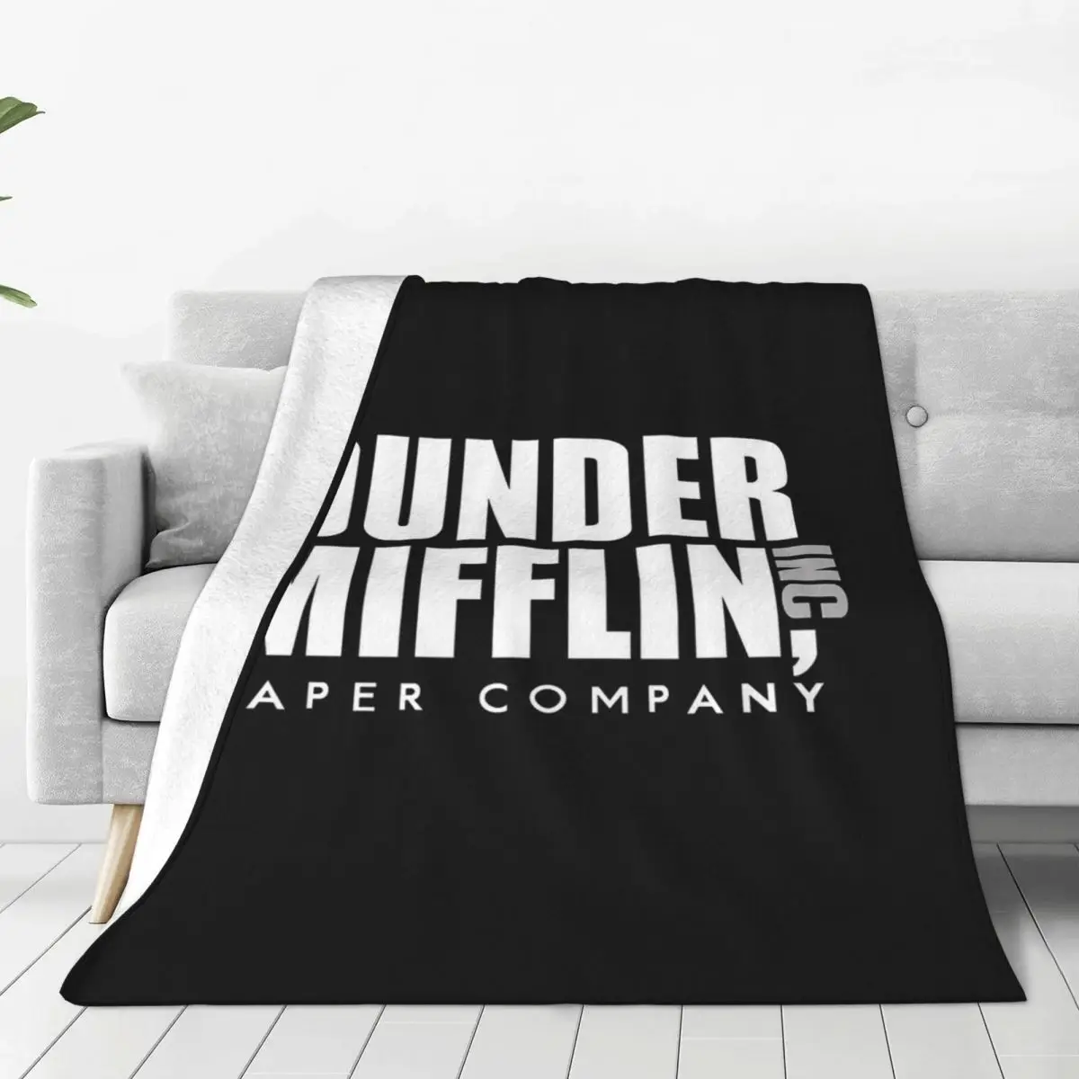 

Одеяла с логотипом Dunder Mifflin, мягкое теплое фланелевое одеяло, постельное белье для кровати, гостиной, пикника, путешествия, домашний диван