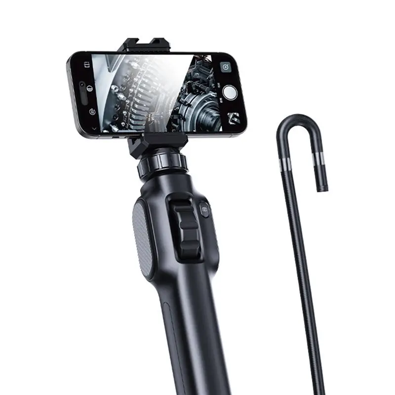 LXYB18B 2MP Industrial Borescope Endoscope For Car Inspection Mini Camera With 360 Degree Rotation 8 LED For Smartphone