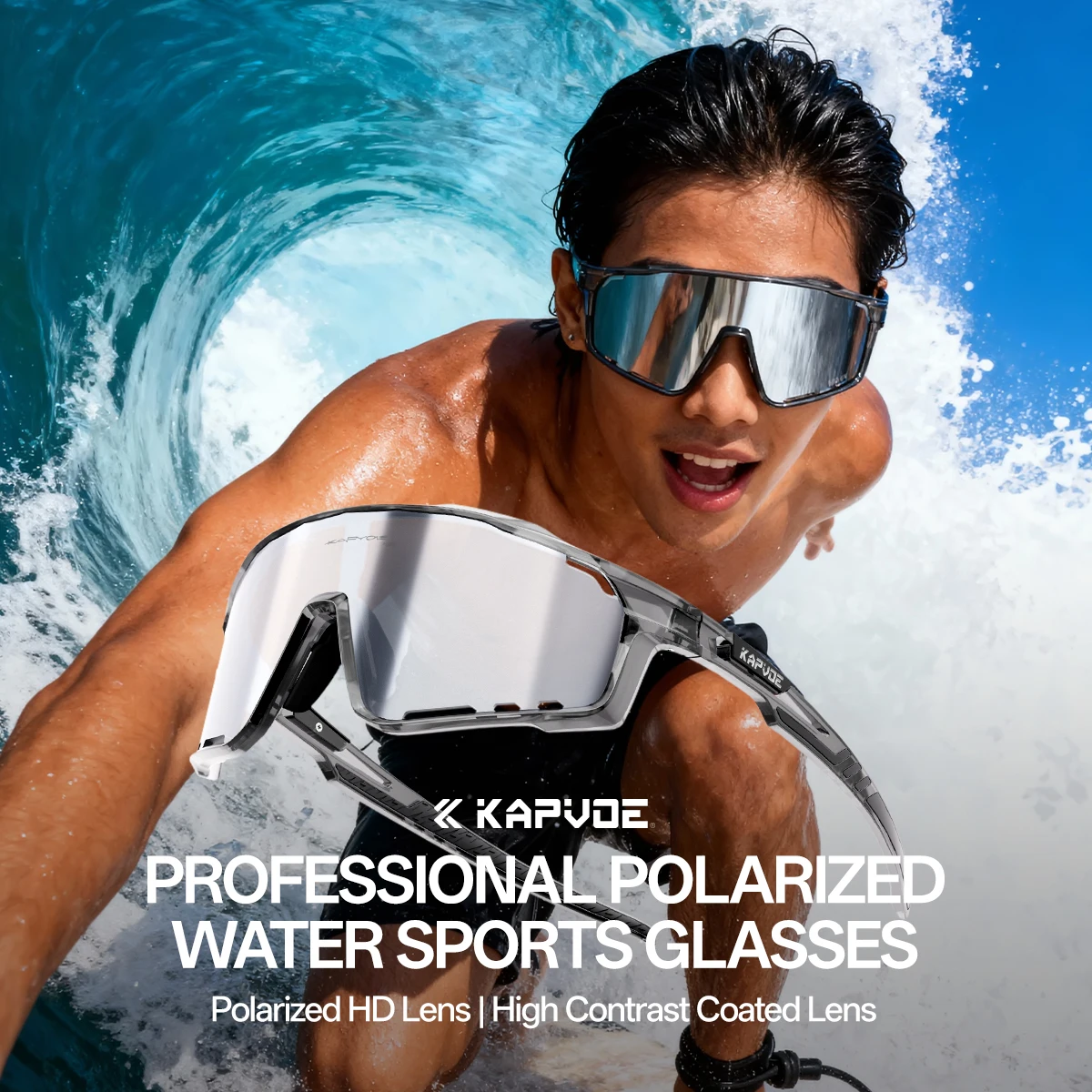 KAPVOE 偏光 UV400 アンチグレア屋外保護水生スポ - Us Aquatic Sports のレビューと価格
