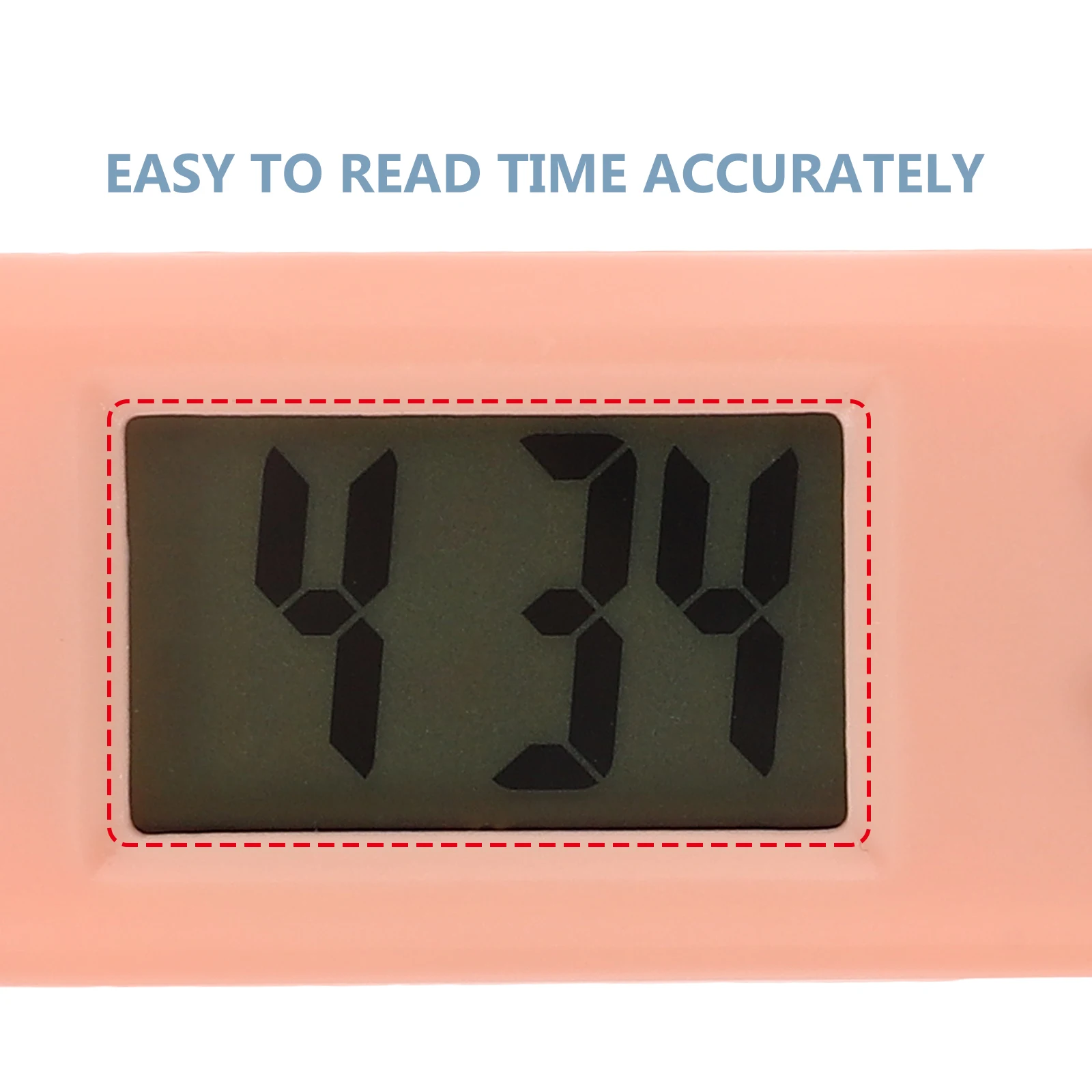 

4pcs Pocket Watch Keychain Simple Electronic Timepiece For Kids Students Clip-On Clock Gift Keyring Belt Loop Mixed Colors