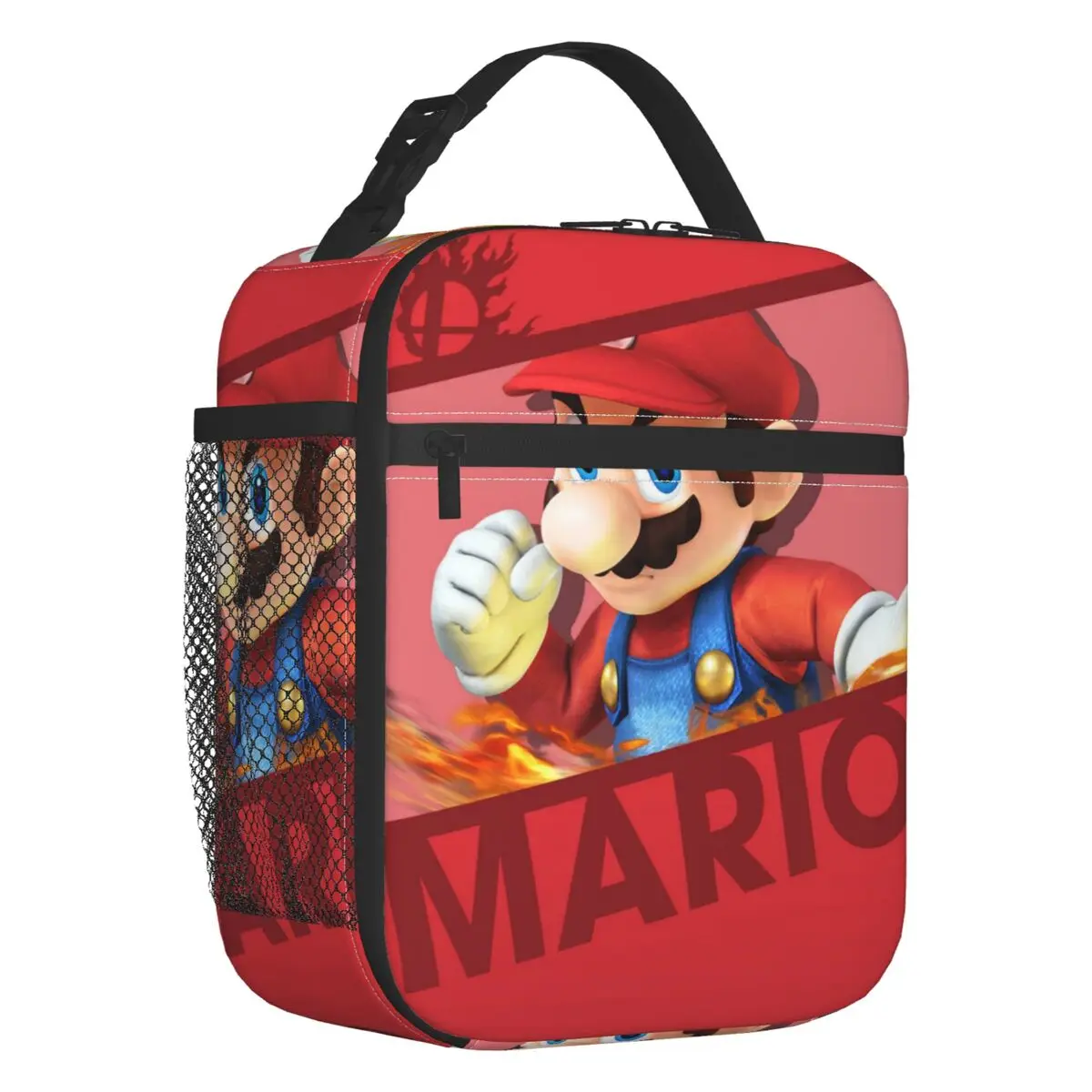 

Изолированная сумка для обеда Custom M-Marioes Video Game Brothers And Friends для школы и офиса, многоразовая термосумка-холодильник, унисекс