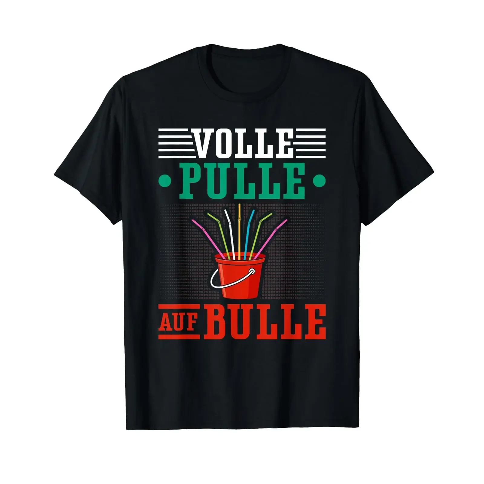 Bulgaria Goldstrand Full Pull on Bull Party Bucket Race T Shirt black s vintage Washed Comfortable graphic Versatile Casual