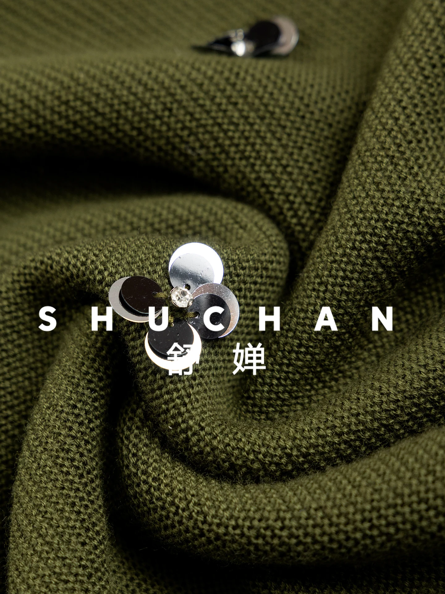 سترة نسائية رائعة مطرزة يدويًا 100 من الصوف برقبة دائرية سترة نسائية 34I6 كبيرة الحجم Sueter Mujer #6