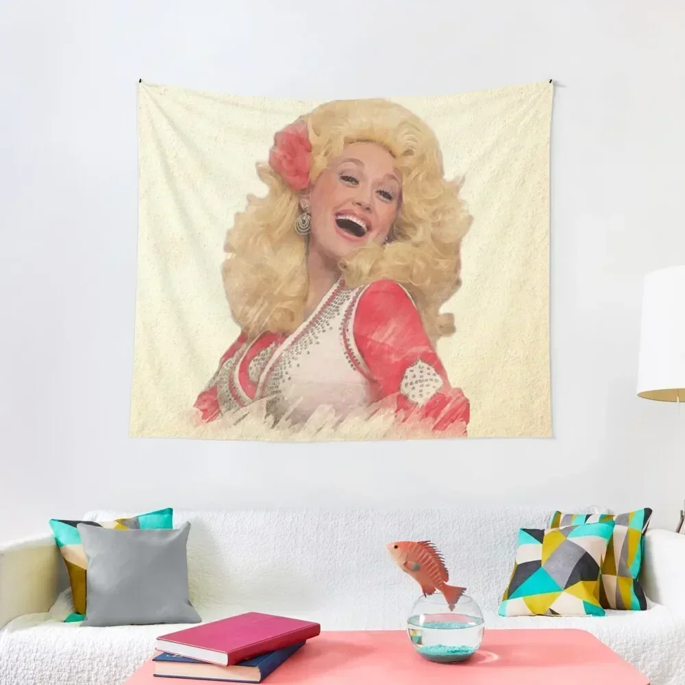 

Dolly Parton - Watercolor Tapestry House Decor Decorative Paintings Home Decoration Home And Comfort Decor Tapestry