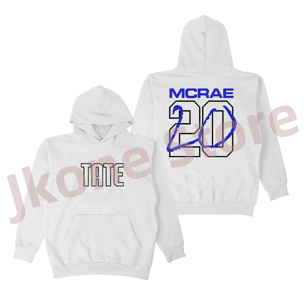 Tate McRae 20 Pullover Hoodies Think Later Tour Merch New Logo Hooded Women Men Fashion Casual Sweatshirts