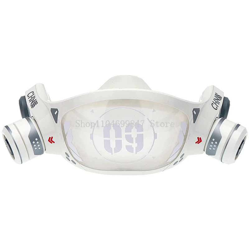 Game Cyberpunk Cosplay LED Luminous Mechanical Arm Accessories for Women Music Festival Helmet  Sci Mechanical  Mask Halloween