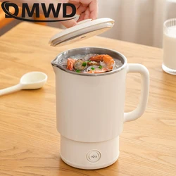 110V/220V Portable Travel Folding Electric Kettle Silicone Hot Water Heater Teapot Foldable Camping Coffee Boiler Milk Warmer