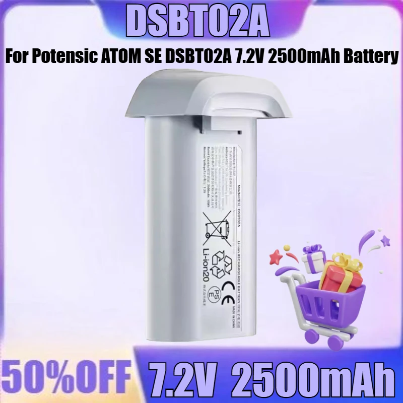 

New for Potensic ATOM SE DSBT02A 7.2V 2500mAh Battery UAV 7.2V 18WH High Quality Battery