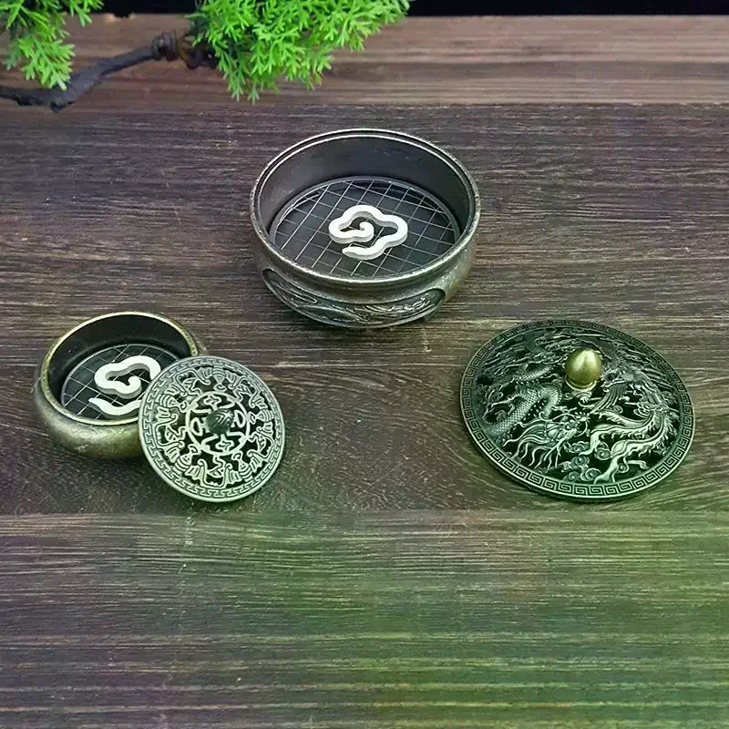 Incense Holder Grid Base - Heat-Resistant Fireproof Design (Without Incense,Without Burner) Stainless Steel