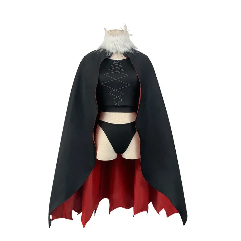 

Anime Miss Kobayashi's Dragon Maid Iruru Cloak Top Panties Cosplay Women Costumes Set Suit