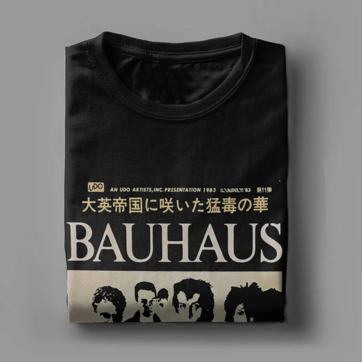 Bauhaus Jp Gothic T Shirt Men\'s 100% Cotton Novelty T-Shirt Crew Neck Tee Shirt Short Sleeve Clothes 4XL 5XL