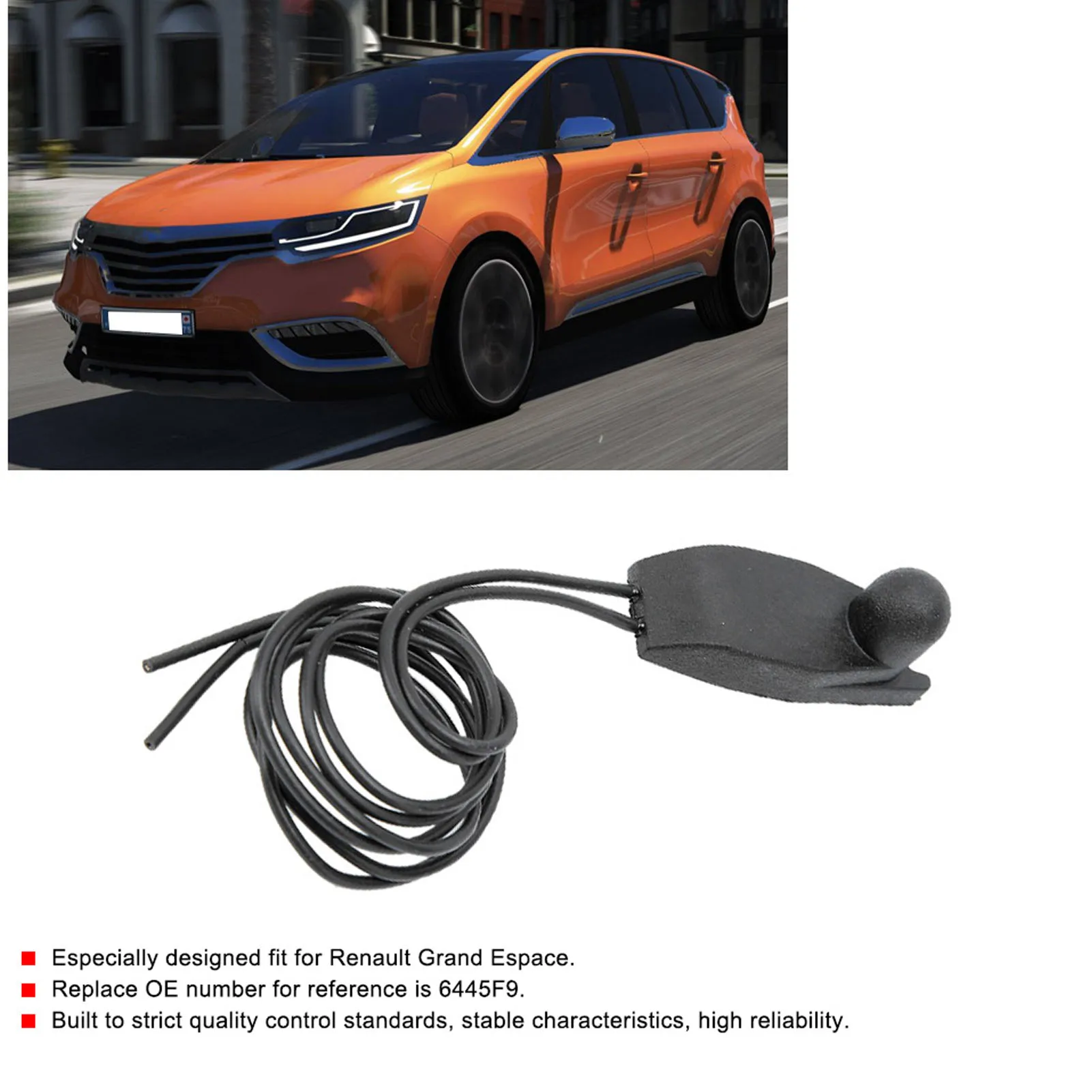 

00006445F9 Внешний датчик температуры, подходящий для RCZ 6445F9 Датчик внешней температуры Внешний датчик температуры