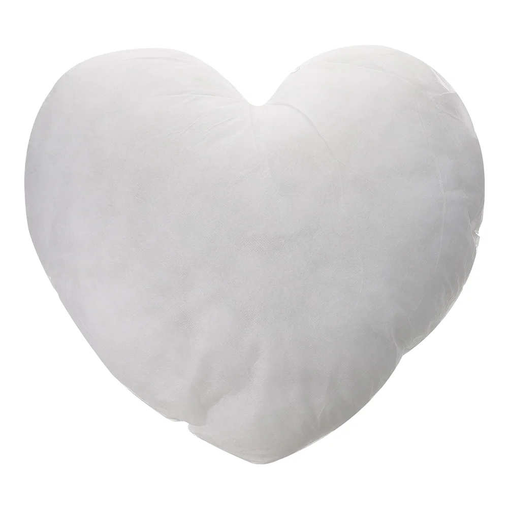 

Pillow Core Heart Shaped Pillows Small Decorative Seating Cushion Cores Supportive Inserts Couch