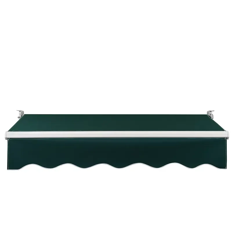Outdoor Aluminum Alloy Telescopic Awning with Remote Control UV Protection Waterproof Windproof for Commercial Terraces