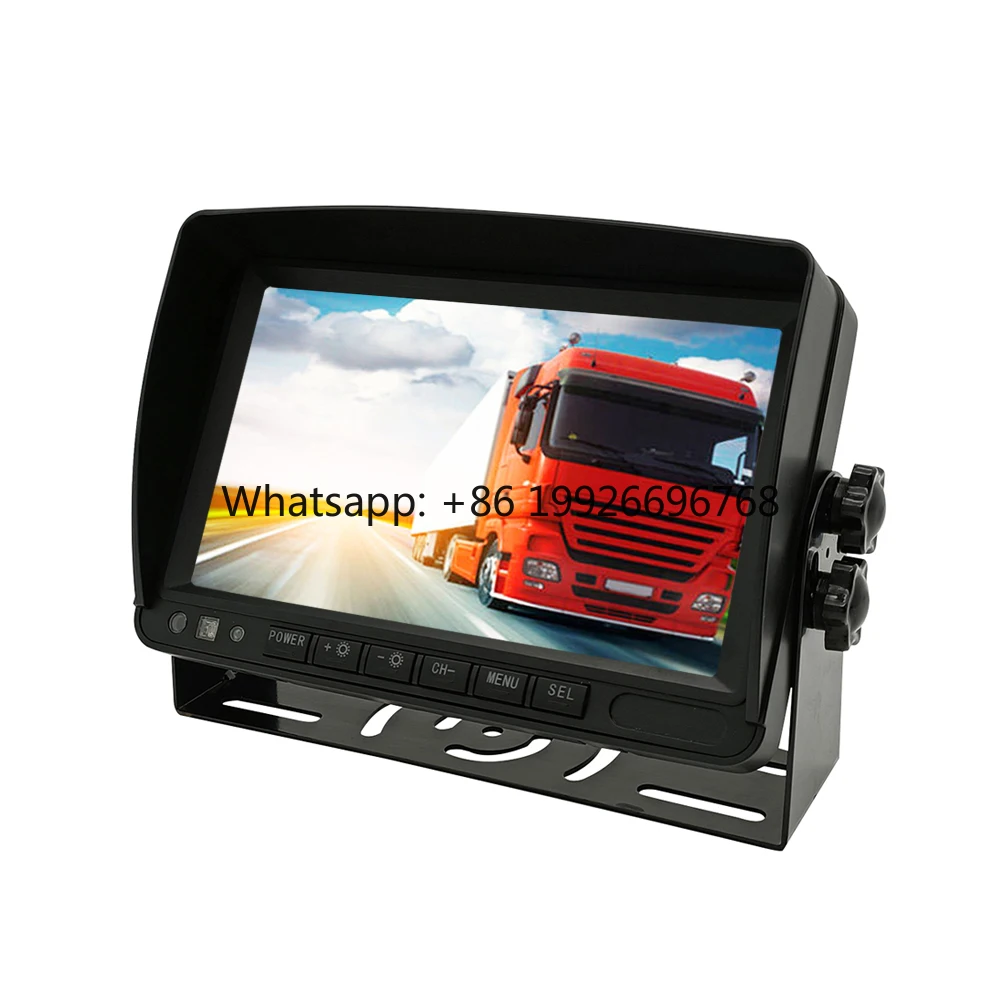 

YWX New Model 7 Inch Screen 12V Rear View Bus Heavy Duty 24V Forklift RV Truck Vehicle AHD TFT 1080P 7 Inch HD LCD Car