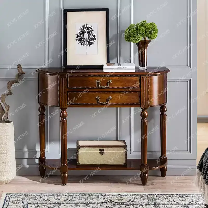 XX Luxury Aesthetic Console Table Modern Simple Living Room Premium Console Table Trendy Entrance Hall  Furniture
