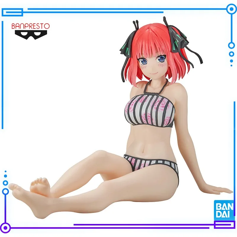 Bandai Original Genuine Banpresto Anime Celestial Vivi The Quintessential Quintuplets Nakano Nino 18cm Model Toy Figures Gifts