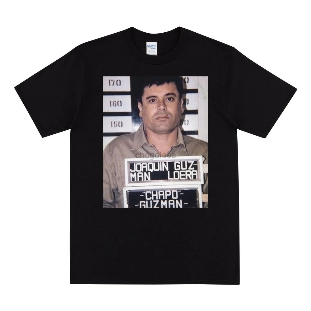 EL CHAPO MUGSHOT T-shirt Joaquin &quotEl Chapo" Guzman Tshirt Mexican Cartel T Shirt El Chapo Bootleg T-shirt Shirt With Pic