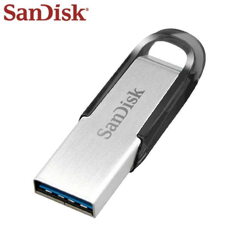 SanDisk Ultra Flair CZ73 USB 3.0 Metal Flash Drive Up to 150MB/s 32GB 64GB 128GB 256GB 512GB U Disk with Keyring for PC Laptop