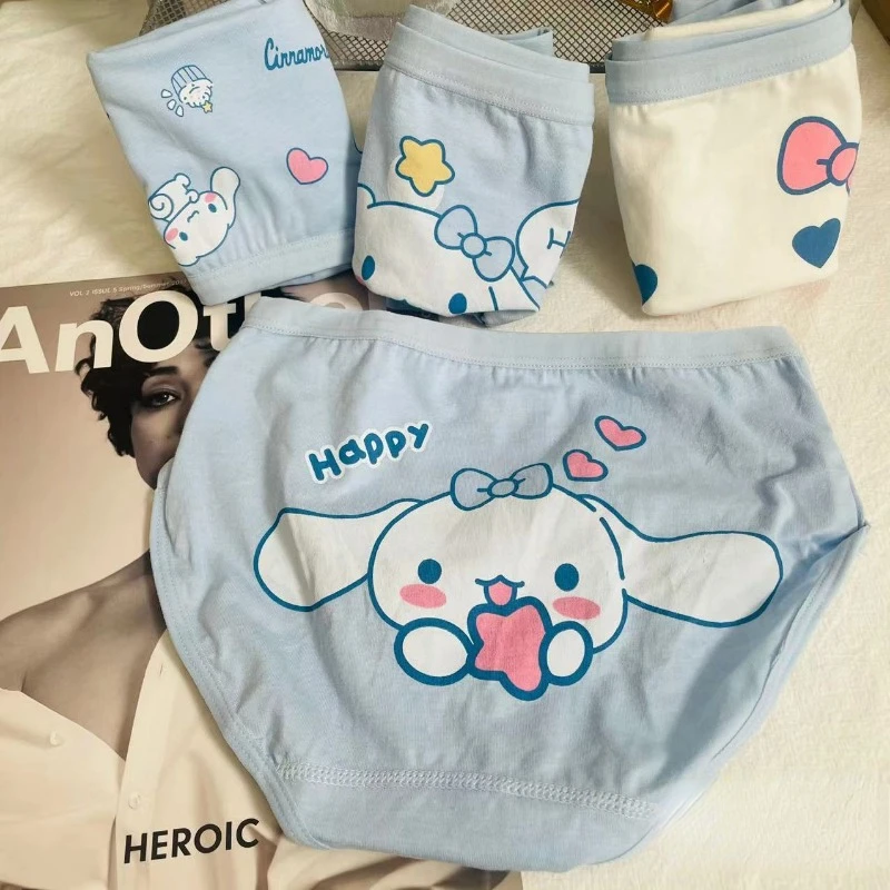 Sanrio Cinnamoroll children\'s and girls\' new creative cartoon pattern comfortable pure cotton antibacterial breathable briefs