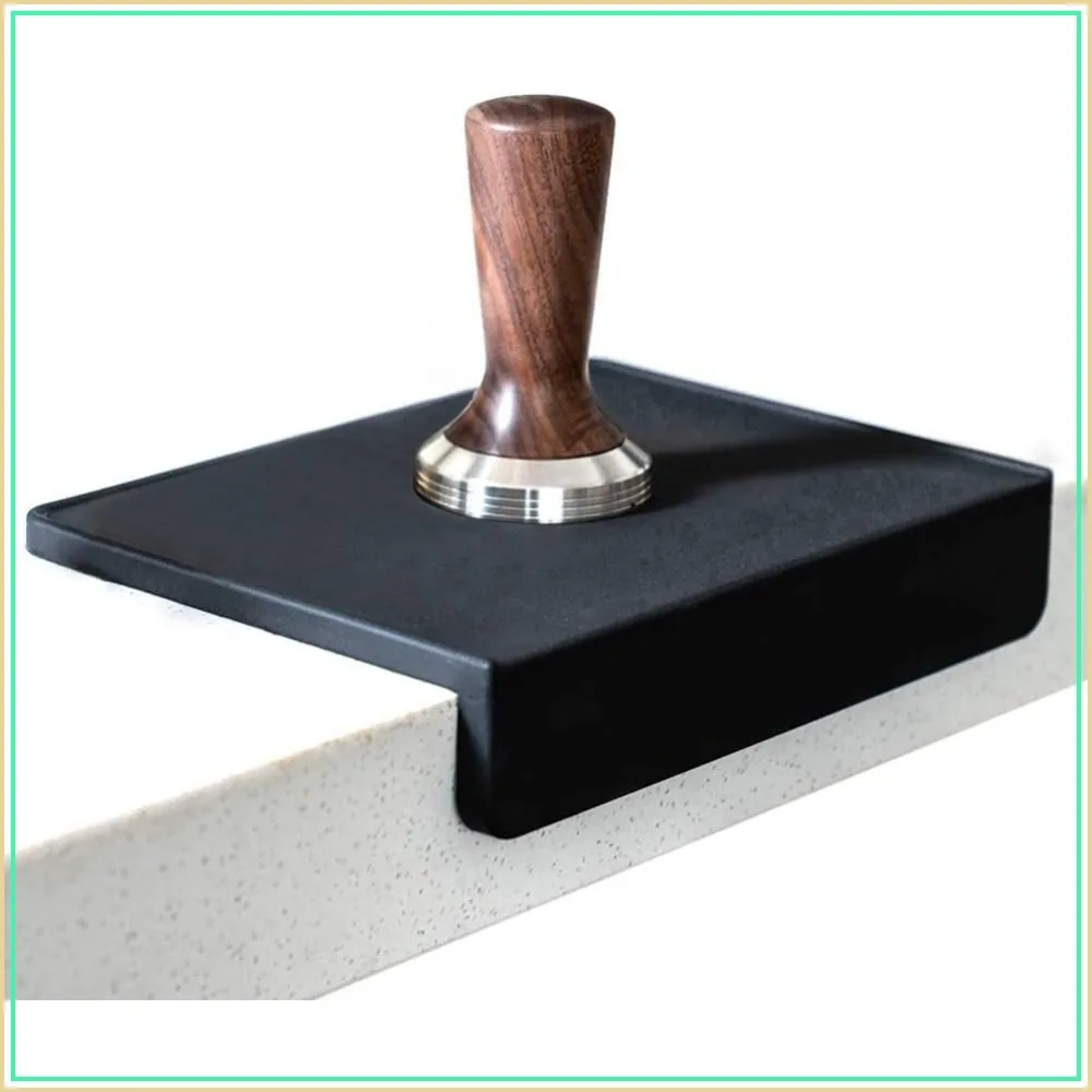 Coffee Tamping Mat, Food Grade Silicone Pad, 8x6 Inch, Heat Resistant Waterproof Espresso Accessory for Barista