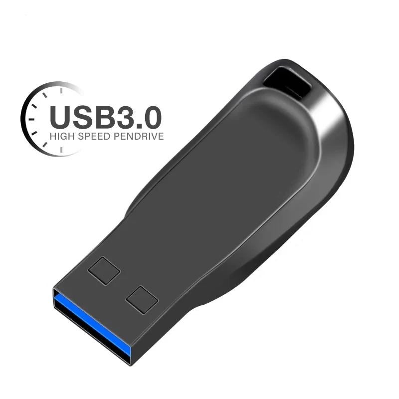 Unidad Flash USB 3.0 de 128 GB, Unidad Flash USB 3.0 de Metal Portátil de Gran Capacidad y Alta Velocidad, Pendrive de Transferencia Rápida de 128 GB