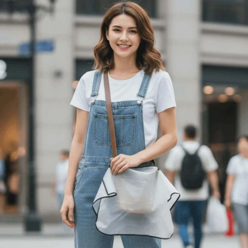 Universal Fit Bag Raincoat Transparent Frosted Matte Purse Rainproof Quick-Dry Foldable Handbag Cover Luxury Bag Care