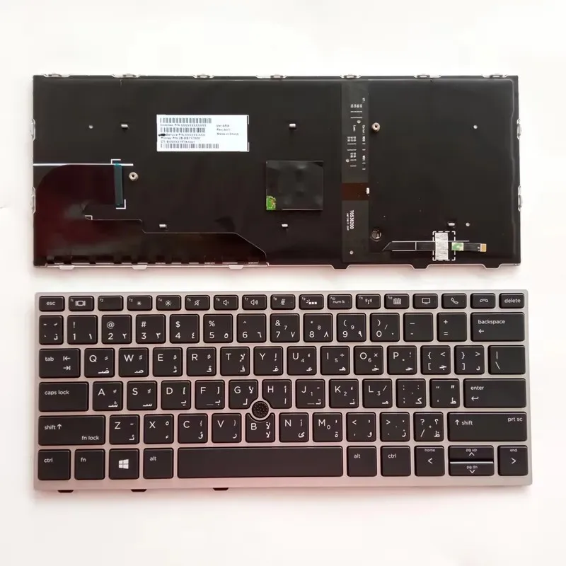 GZEELE US/RU/AR Backlit New FOR HP Elitebook 730 G5/735 G5/830 G5/835 G5/836 G5/HSN-I12C HSN-I30C English laptop keyboard
