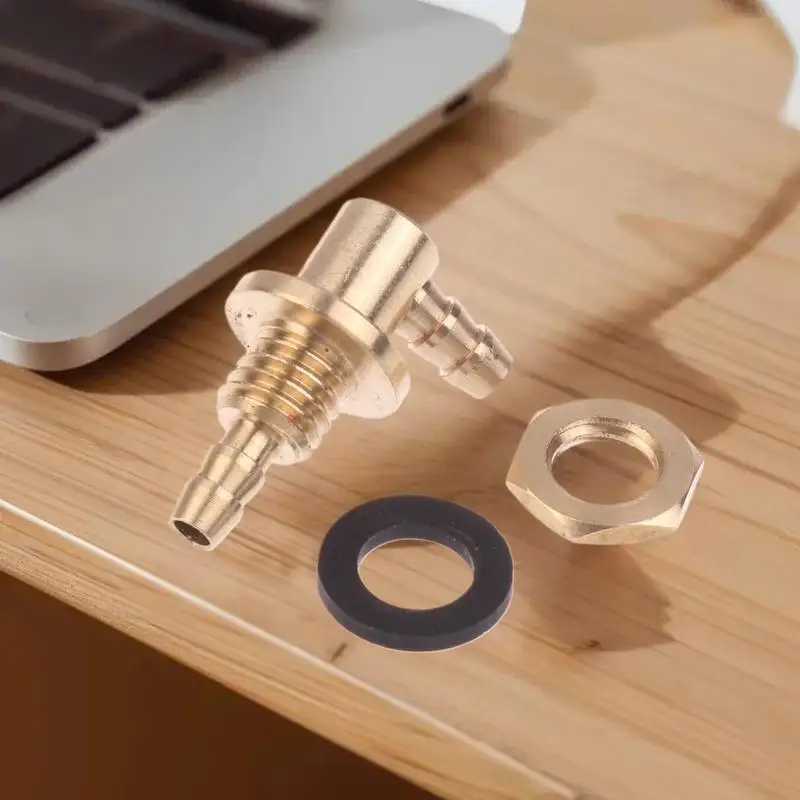 Riempitore ugello olio uscita ingresso capezzolo carburante olio in rame per accessori fai da te serbatoio modello RC
