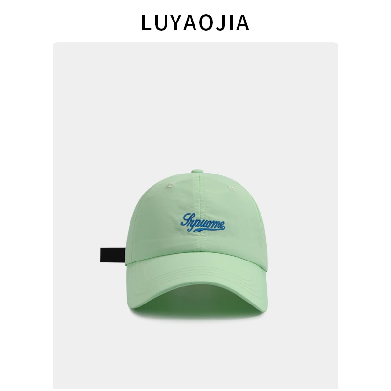 

Summer breathable quick-drying baseball cap female embroidery outdoor sports and leisure versatile cap male