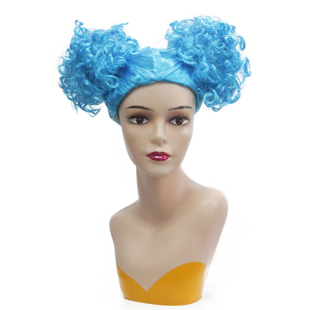باروكة ملونة متفجرة، تصميم مضحك للحفلات، باروكة صناعية لافتة للنظر على طراز مهرج الهالوين، متوفرة بألوان متعددة #2