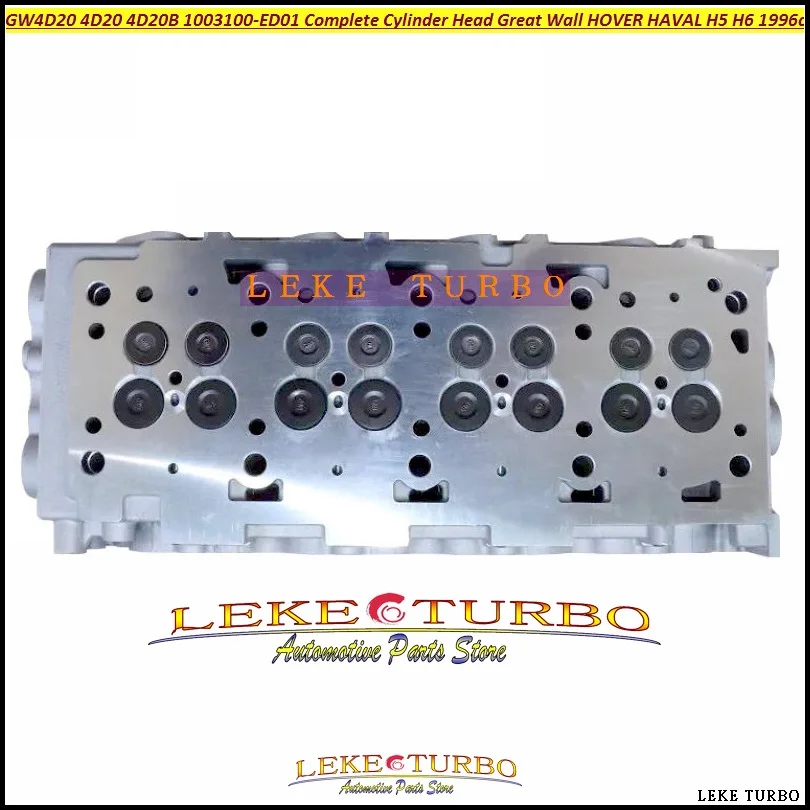 

Комплектная головка блока цилиндров GW4D20 4D20 4D20BX 11101-22080 1003100-ED01 для Great Wall HOVER HAVAL H5 H6 2.0L L4 16V