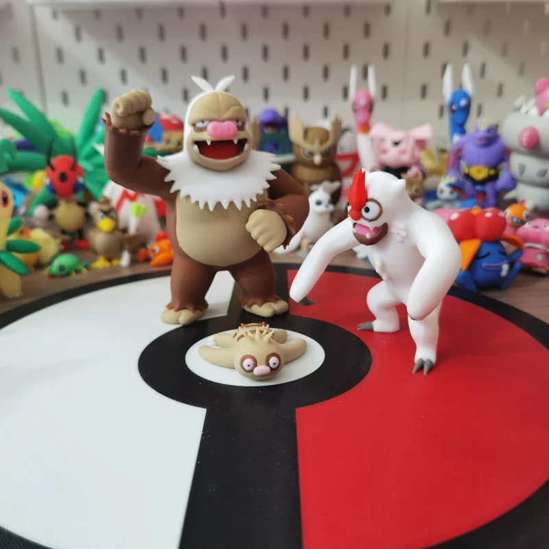 

Anime Slakoth Vigoroth Slaking Figure Proportion World 1:20 Diy 3D Printing Character Kawaii Desktop Decoration Model Toy Gift
