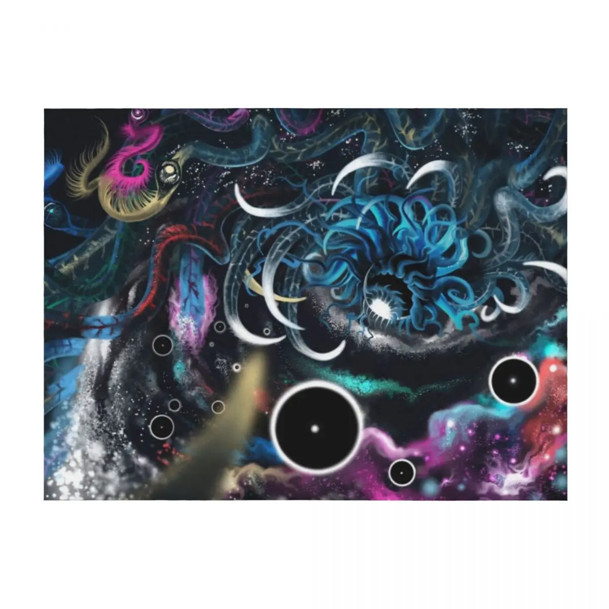 

Azathoth Throw Blanket Hairy Quilt Winter beds Flannels Blankets