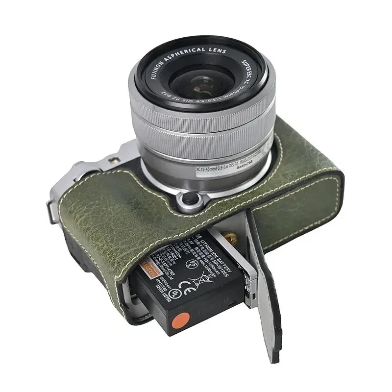 

Half set case For Fujifilm XM5 PU Leather Fujifilm XM5 Camera Case Bag Half Body Cover