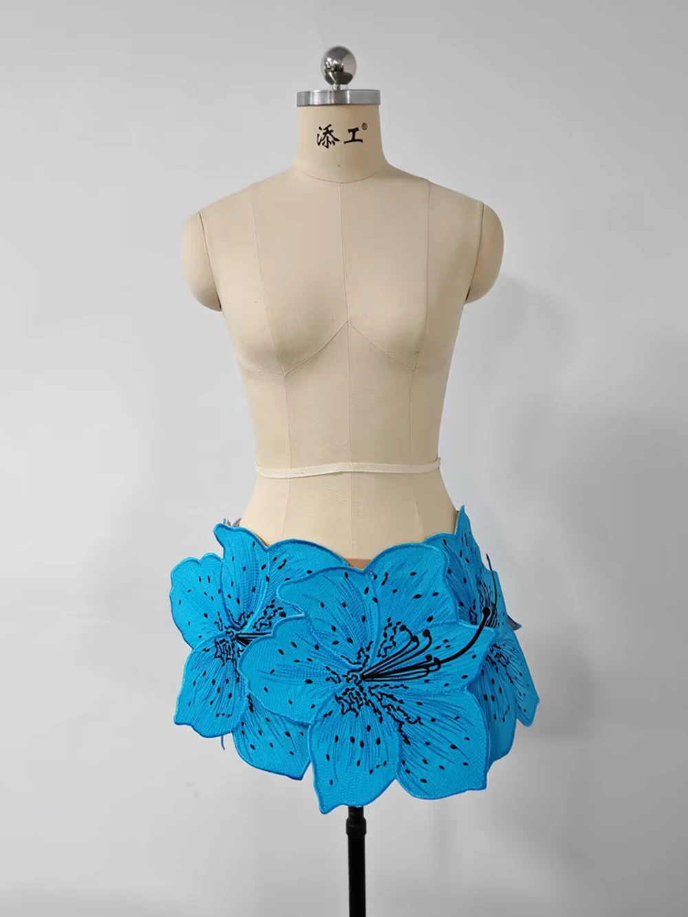 Modphy 2025 New Fashion Trend Embroidered Large Petal 3D Design Flower Short Skirt for Women Y2k Mini Skirts Clothes