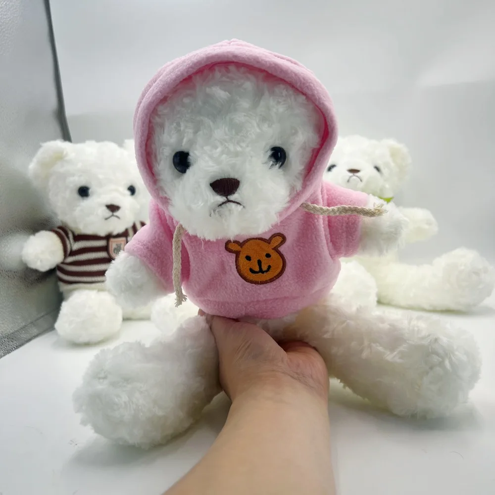 38cm Kawaii Kanye Dropout Bear Plush Toy Soft Stuffed Teddy Graduation Gift Home Room Decor