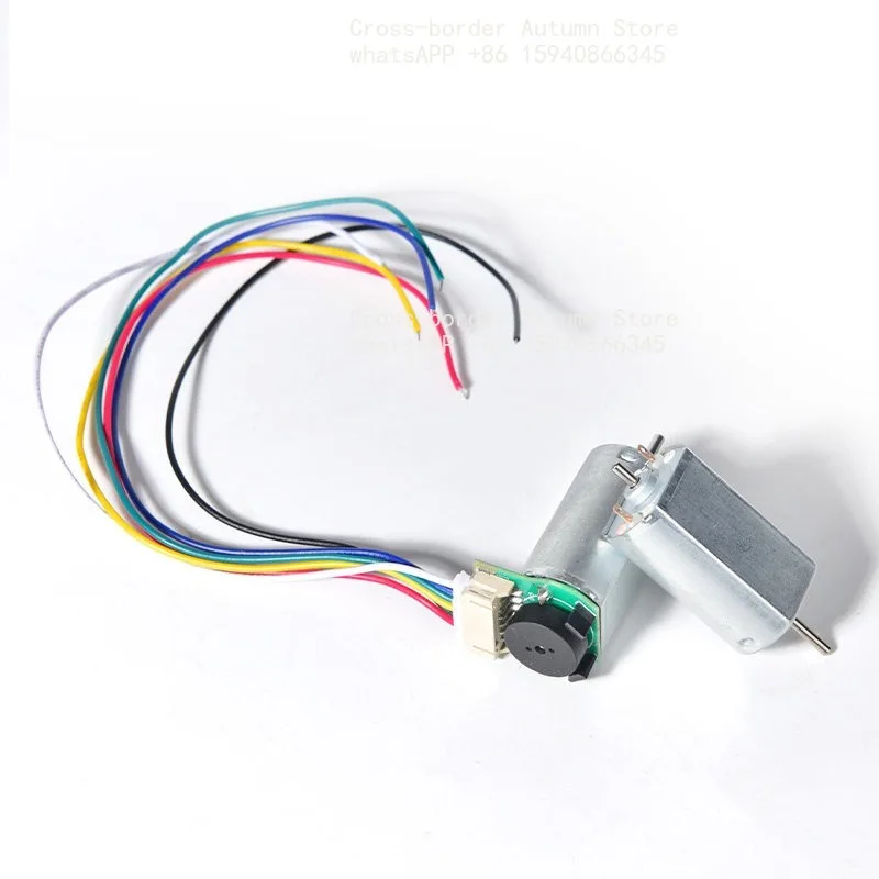 FF180 DC micro motor DC12V motor DC24V double shaft motor, encoder